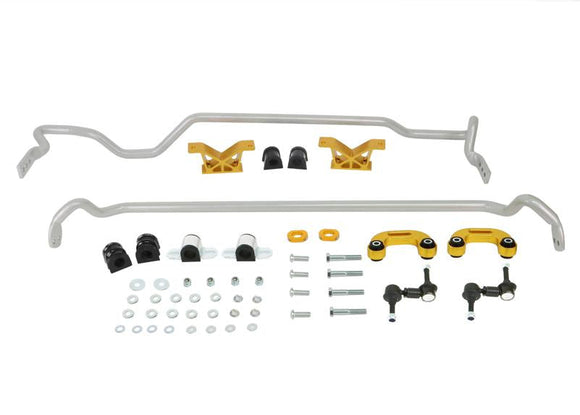 Whiteline 02-07 Subaru Impreza WRX Front & Rear Sway Bar Kit 24mm w/Mounts