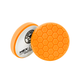 Hex-Logic Medium-Heavy Cutting Pad Orange (4 Inch) (Comes in Case of 24 Units)
