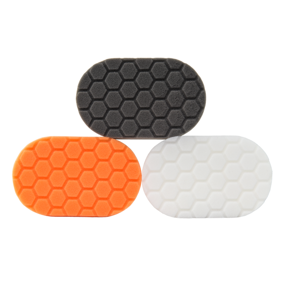 Hex-Logic Hand Polishing Applicator Pads, 3 Pack (3 x 6 x 1 Inch) (Comes in Case of 12 Units)