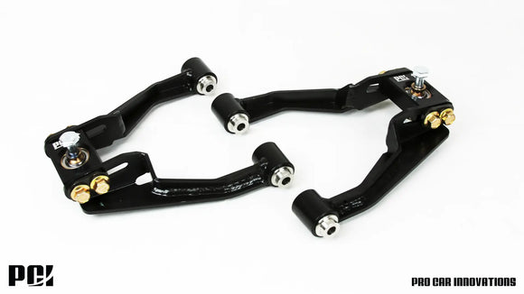 PCI 96/00 CIVIC FRONT UP SPHERICAL CAMBER/CASTER ARMS W/BRONZE BEARING