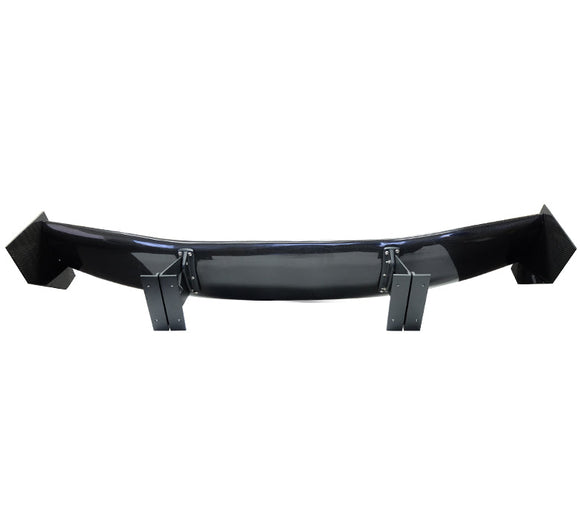 NRG Carbon Fiber Spoiler - Universal (59in.) w/ NRG Arrow Cut Out Stands and Large End Plates