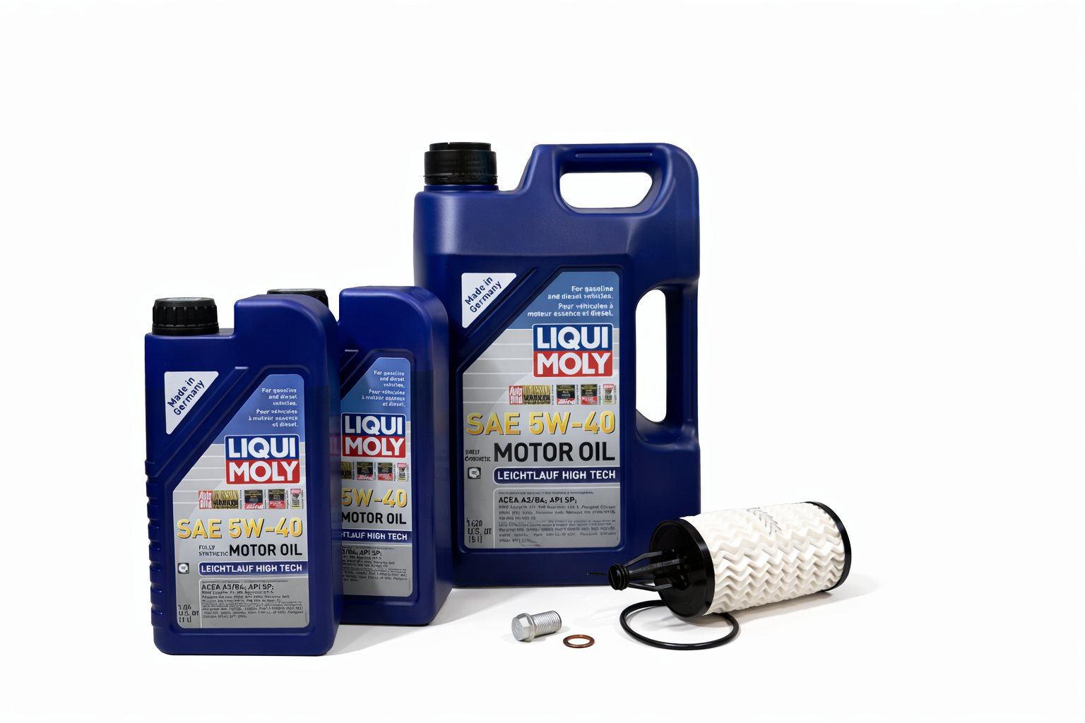 Mercedes Oil Change Kit 5W-40 - Liqui Moly 2761800009.7L | Park
