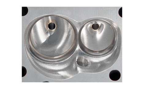 AFR 23 SBC Cylinder Head 210cc Competition Package Heads. standard exhaust. 75cc - 0