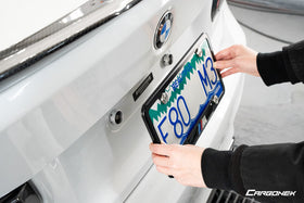 Carbonex BMW Magnetic Rear License Plate Mount - 0