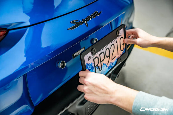 Carbonex A9X GR Supra Magnetic Rear License Plate Mount