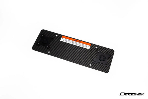 Carbonex BMW Magnetic Rear License Plate Mount - Euro Plate
