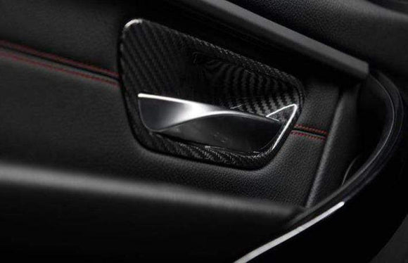 AutoTecknic Dry Carbon Interior Door Handle Trims | BMW F-Chassis