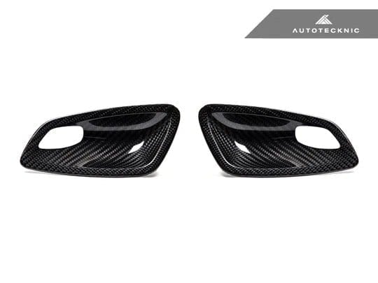 Autotecknic Dry Carbon Interior Door Handle Trims - BMW E82 1M