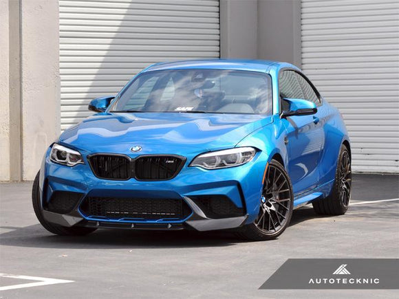 AutoTecknic Dry Carbon Fiber Center Front Lip - BMW / F87 M2 Competition