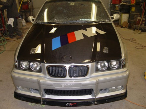 CARBON FIBER Wind Splitter With Rods BMW E36 M3 1992-99