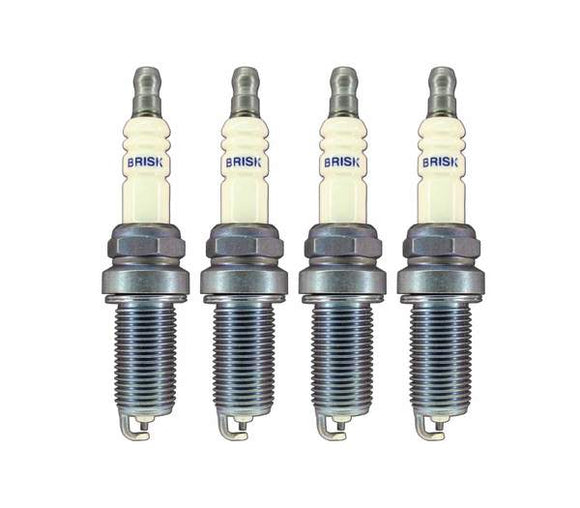 Brisk Silver Racing ER12YS Spark Plug - Set Of Four