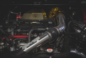 AMS Mitsubishi Lancer Evolution X Upper Intercooler Pipe / Hot Pipe - 0