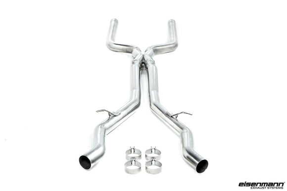 Eisenmann F90 M5 Center Pipe Set - Non-Resonated