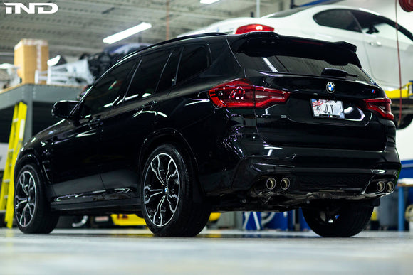 Eisenmann F97 X3M / F98 X4M Performance Exhaust + Carbon Tip Set - Race