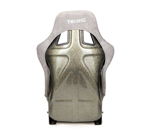 NRG FRP Bucket Seat ULTRA Edition - Large (Grey Alcantara/Pearlized Back)
