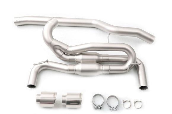 CP-e Triton Exhaust / Ford Focus RS '16- CAT Back 3.00 OD Mandrel Bent