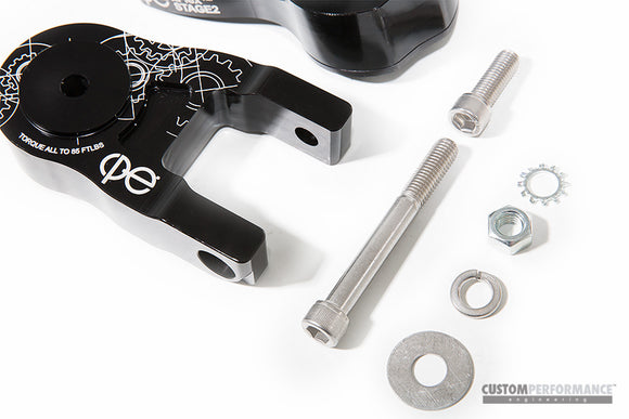 CP-e Ford Focus ST '13- xFlex Engine Mount Rear STAGE 2 / CNC Billet 6061 Alumin