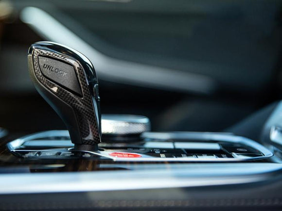 AutoTecknic Carbon Fiber Gear Selector Side Trims | BMW G05 X5 | BMW G06 X6 | BMW G07 X7