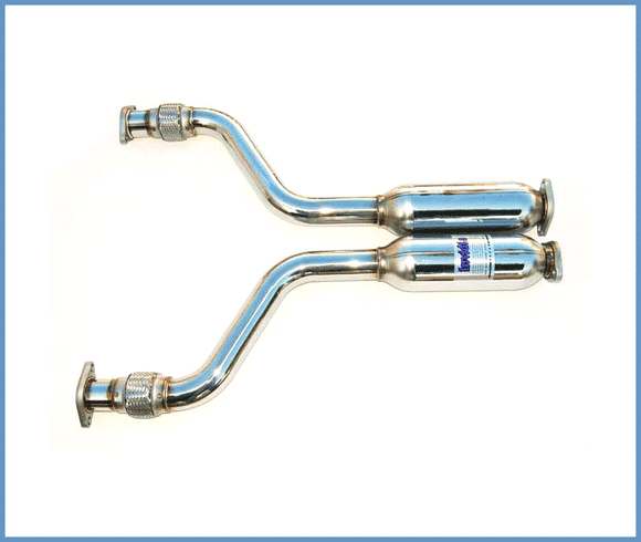 Invidia 03-08 Infiniti FX35/45 Gemini Single Layer Titanium Tip Cat-back Exhaust