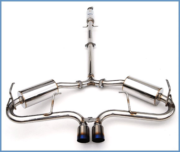 Invidia 05-06 Mini Cooper S 60mm (80mm tip) Titanium Tip Cat-back Exhaust *OVERSIZE SHIPPING*