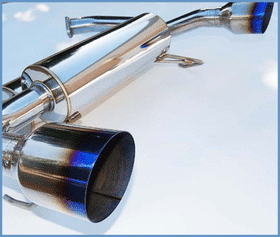 Invidia 07+ Infiniti G37 Coupe Gemini Single Layer Titanium Tip Cat-back Exhaust - 0