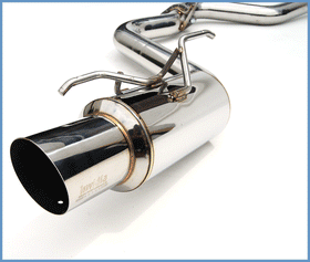 Invidia 08+ WRX Hatch RACING Stainless Steel Tip Cat-back Exhaust - 0