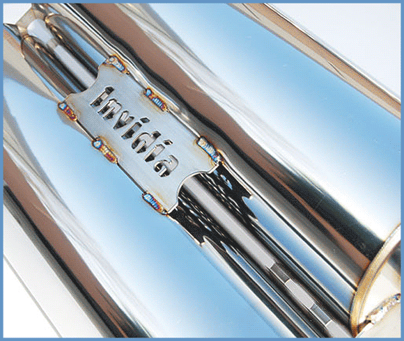 Invidia 09+ FX35 2/4WD Gemini Single Layer Titanium Tip Cat-back Exhaust
