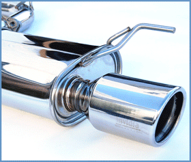 Invidia 15+ Ford Mustang Ecoboost 2.3L Q300 Cat-Back Exhaust w/ Stainless Steel Tip - 0