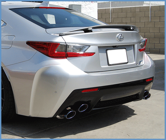 Invidia 14+ Lexus RCF Q300H w/ Rolled Titanium Tips Cat-Back Exhaust