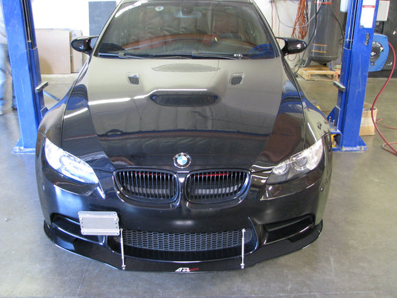 CARBON FIBER Wind Splitter With Rods BMW E92 M3 2007-13