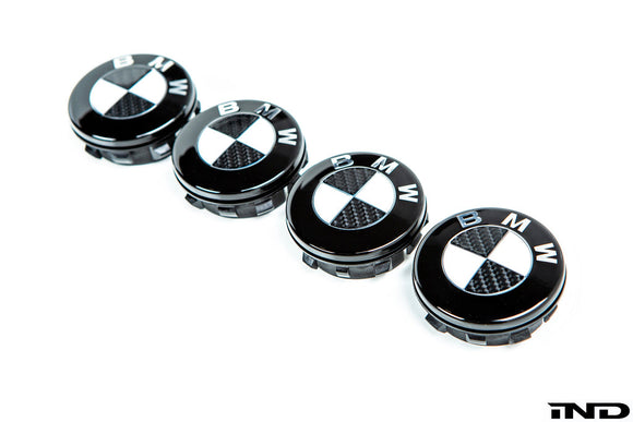 IND Carbon Floating Wheel Center Cap Set - 56mm