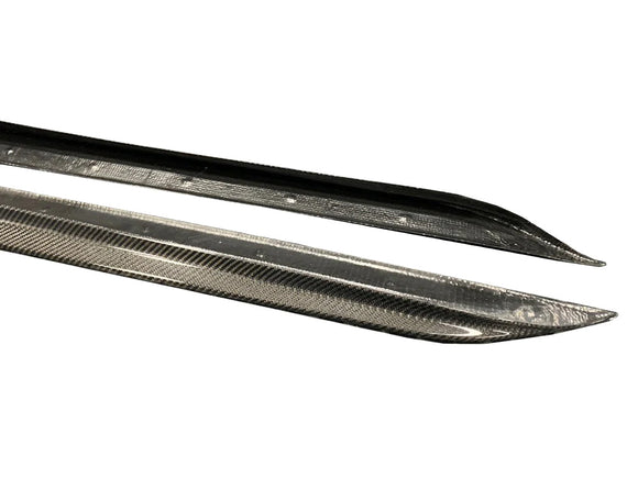 PhaseCarbon Carbon Fiber Side Skirt Extensions (Perf Style) - BMW 3 Series (G20)