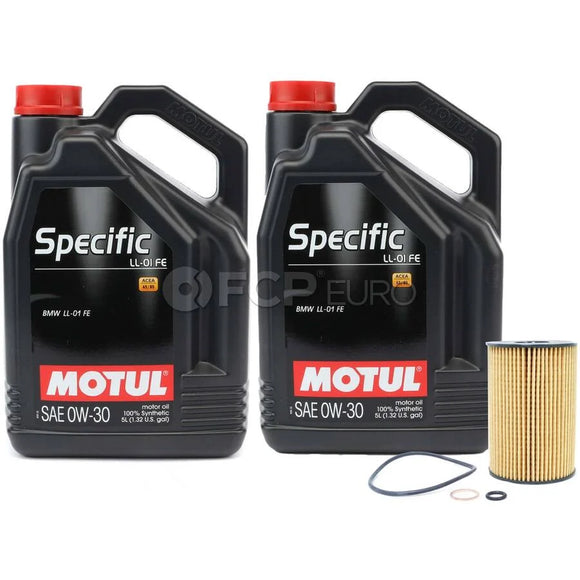 BMW 0W30 Oil Change Kit - Motul 11425A33C43KT1
