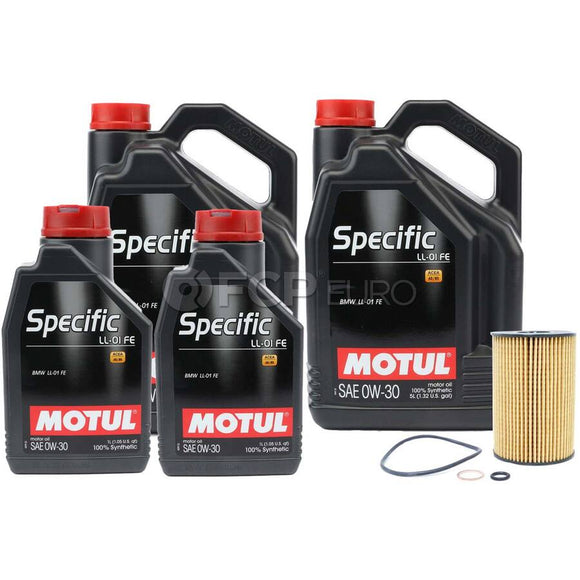 BMW 0W30 Oil Change Kit - Motul 11427583220KT32