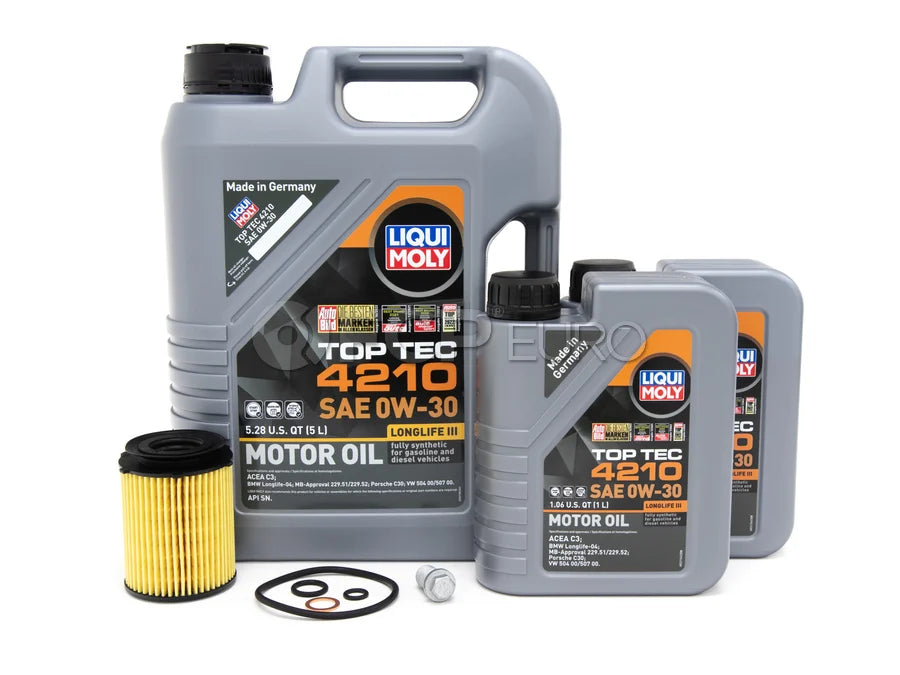 Mercedes Oil Change Kit 0W30 - Liqui Moly Top Tec 229.52 | Park