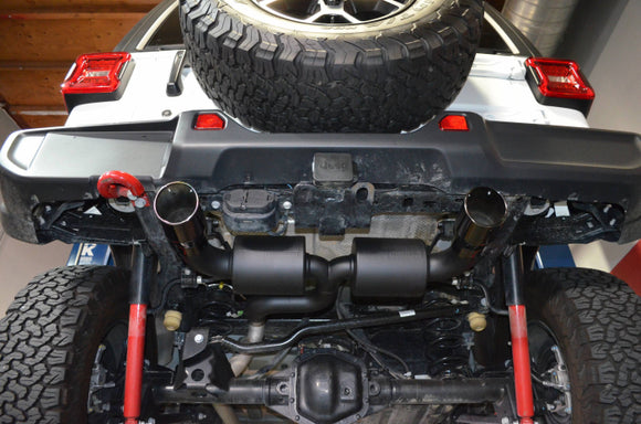 Injen Dual Exhaust System (Black) - SES5005BLK