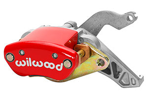 Wilwood Caliper-MC4 Mechanical-R/H - Red w/ Logo 1.19in Piston .81in Disc
