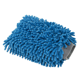 Chenille Premium Scratch-Free Microfiber Wash Mitt, Blue