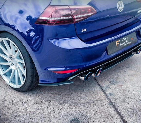 Flow Designs MK7 Golf R Rear Pods/Spats V3 (Pair)