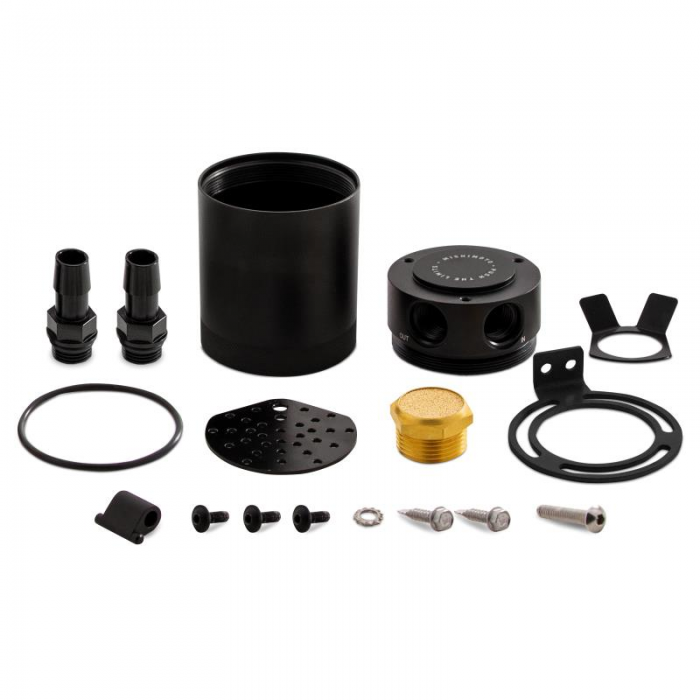Mishimoto Compact Baffled Oil Catch Can - 2-Port | Park Auto