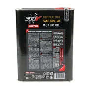 300V Competition 5W-40 Racing Engine Oil (2 Liter) - Motul 110817