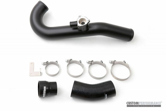 CP-e Ford Mustang EcoBoost 2.3L '15-. OEcharge Chargepipe / 2.50" Aluminum . Uncoated