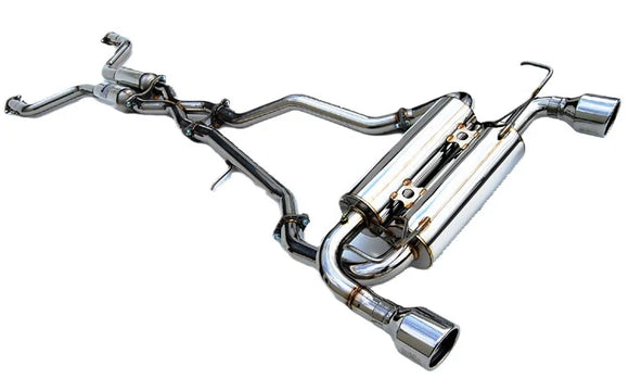 Invidia 14+ Infiniti Q50 Gemini w/ Rolled Stainless Steel Tips Cat-Back Exhaust