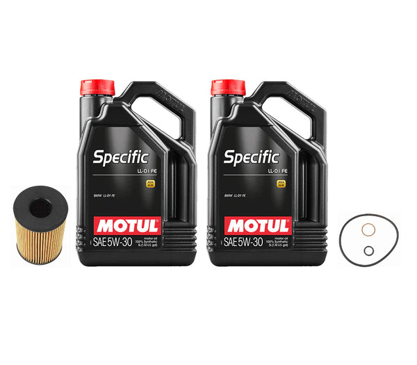 MOTUL Specific 5W30 5本セット Oil Service Kit - Motul Specific Full Synthetic 5w-30 LL-01 FE