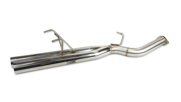 ISR Performance Series II - EP Dual Tip Blast Pipe Exhaust System - Non Resonated - Nissan 240sx 95-98