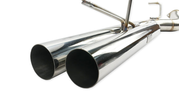 ISR Performance Series II EP Dual Tip Blast Pipe Exhaust System -Non Resonated- Nissan 240sx 89-94 (S13)
