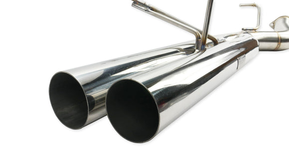 ISR Performance Series II EP Dual Tip Blast Pipe Exhaust System -Resonated- Nissan 240sx 89-94 (S13)