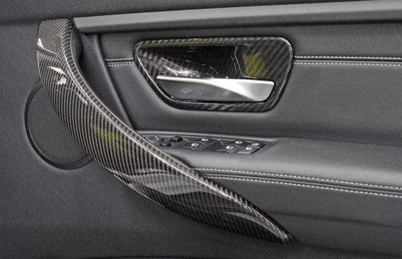 AutoTecknic Dry Carbon Interior Door Handle Trims | BMW F-Chassis
