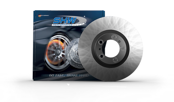 SHW 05-09 Volkswagen Touareg 3.2L/4.2L w/330mm Rotors Right Front Smooth MB Brake Rotor (7L6615302P)