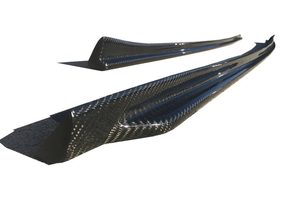 PhaseCarbon Carbon Fiber Side Skirt Extensions (3D Style) - BMW M5 (F10)